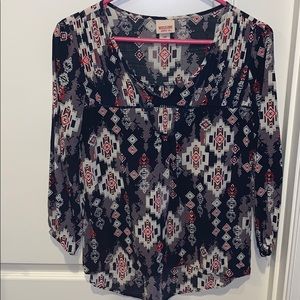 Aztec blouse